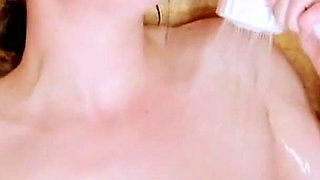 Shower Masturbation Ecstasy with Pulsing Pussy Toy