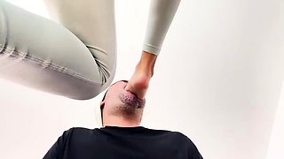 Tag-Team Foot Gagging - Mistress Enola - We Shared His Gag