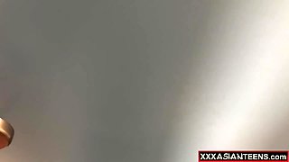 Tiny Filipina teenie loves a big cock deep