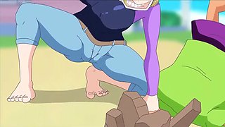 Android 18's naughty adventure in the world of Dragon Ball
