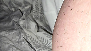 Step mom hand slip under step son underwear touching and handjob his dick