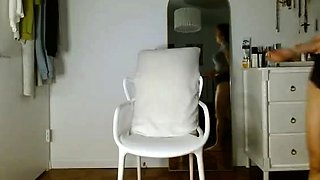 Big boob brunette masturbates on webcam