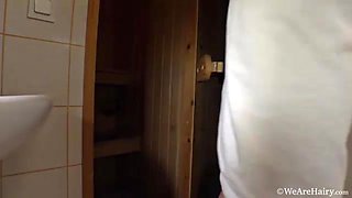 Sauna and shower fun with sexy Ryisya - WeAreHairy