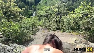 Helina Dream Cheats on Boyfriend with Biker in Forest - Hardcore Cuckold POV Sex