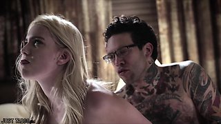 Kenna James takes a rough doggystyle pounding in her first ever reality scene