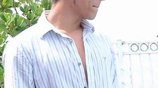 Busty babe with big fake tits gets fucked in the ass