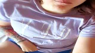 Amateur blondie solo anal masturbation