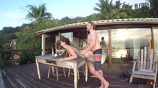 Sex on Ilhabela Beach with the Naughty Dread Hot