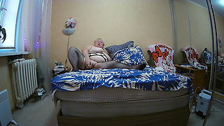 Stepmom with Big Ass Masturbates Big Pussy and Cums Every Day