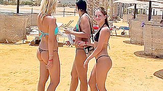 Egypt porn with hot bikini girls: Day 8 - Amateur holiday sex for breakfast