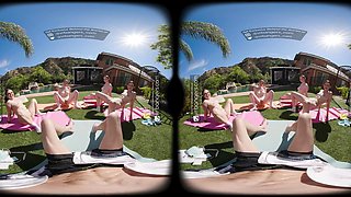 VR Bangers Super Hot Sex With 4 Sexy Schoolgirls VR Porn