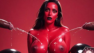 Fantasy Sex with a Demoness Girl in Red Room. Anal Gangbang, Bukkake, Cumpilation, Pussy Sperm, Doggy Fuck Cuckold Hard Sex