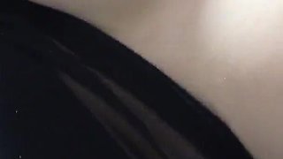 Night Workout in Sexy Mini Dress and Thong G-string Panties, Natural Tits Japanese Girl Akane Iruma