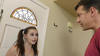 Danni Rivers Gets Her Tight Pussy Stretched Out By Jerry Kovacs Big Stepdad Cock