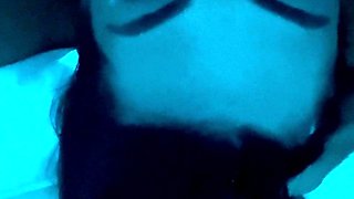 Hot brunette slut for extreme amateur pov blowjob