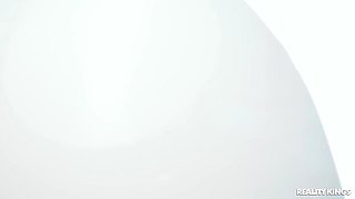 Gets Her Throat Fucked On The Back Of The Delivery Van - Selina Bentz