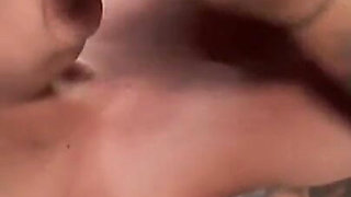 German Pornstar Kira Knight Blowbanged in Swinger Club