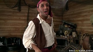 Pirates On Deck With Diamond Foxxx, Keiran Lee - Brazzers