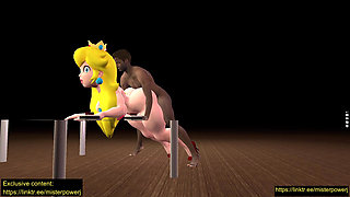 Princess Peach Cheating Mario Doggy Position