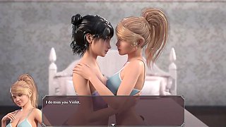 Lust epidemic part featuring teenage girls scissoring