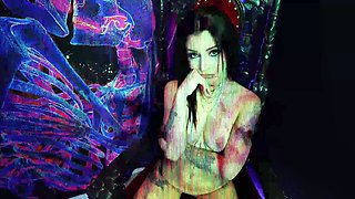 Pierced Gothic Babe Gets Delightful Fuck