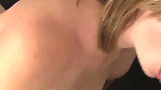 Sierra Sanders gets her pussy touched and sucks huge cock for cum