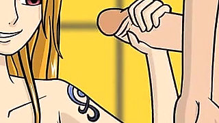 One Slice of Lust (one Piece) V1.6 Part 4 Nami Gives Rubber Handjob