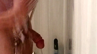 Masturbation in the shower