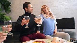Dinner Party Drenching With Tiffany Watson, Small Hands - Brazzers