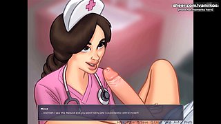 Steamy hookup with a mature lady and a nurse giving a blowjob during my sexiest gameplay moments