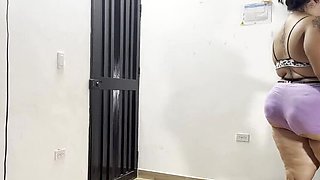 Horny Latina Worker Gets Fucked Hard by Big Cock in Kitchen - Loud Moaning Blowjob & Doggystyle