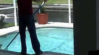 Desirae Spencer fucks pool guy: Big Tits, Big Ass  Blowjob Porn
