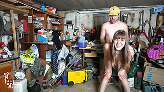 Sex in the Neighbor's Workshop!!