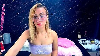 Ex wifey blonde homemade solo masturbation fun