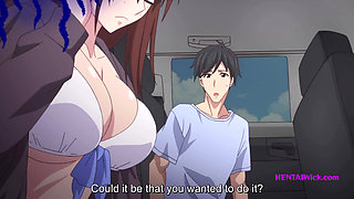 Wet Swimsuit, Seductive Body and Heated Gazes (Anime Hentai)