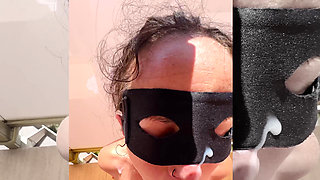 Facial Carving Cumslut Getting Blasted in Cum