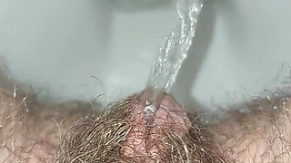 Piss From Hairy Pussy