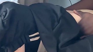 Snowbunny Maid Gets Used by Masked Thug BBC