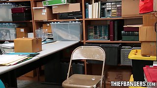 Busted Teen Thief Shane Blair Spreads Her Legs To Escape Punishment