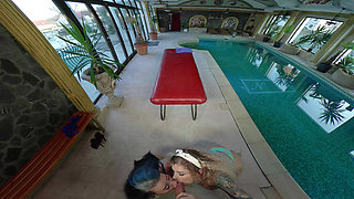 Krissy Sins, Aya Goldie - on a Closeup Mission