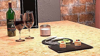 A Perfect Marriage: Old Man Is Having Dinner with Hot Married Blonde MILF - Episode 48