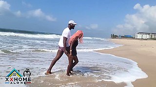 Intercourse Addicted Crazy Teenie Had Fuck-a-thon On The Beach For The First-ever Time.