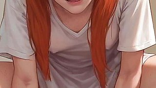 Husband Caught His Wife Naked with Delivery Man - 3D Hentai Animated Porn - Mila Ai
