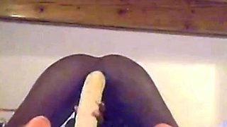 Black Girl Fulfills Her Wildest Fantasy With a Huge Sex Toy