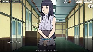 Naruto hentai trainer makes Hinata turn me on with her charm