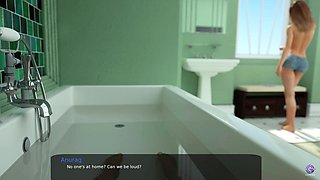 Horny Stepsister Sneaks Into Bathroom & Sucks me off - 3D Hentai Animated Porn - Milfy City
