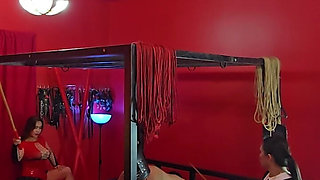 Femdom Caning Session