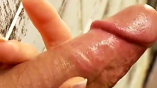 Paige gives a perfect blowjob while touching herself