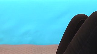 Redhead's Stomach Pressing Fetish - Belly Punch E03 - MILF Stella