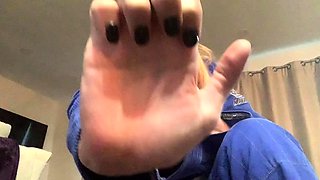 Tall Goddess Gia - After School Foot Detention